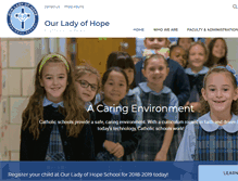 Tablet Screenshot of ourladyofhopephilly.com